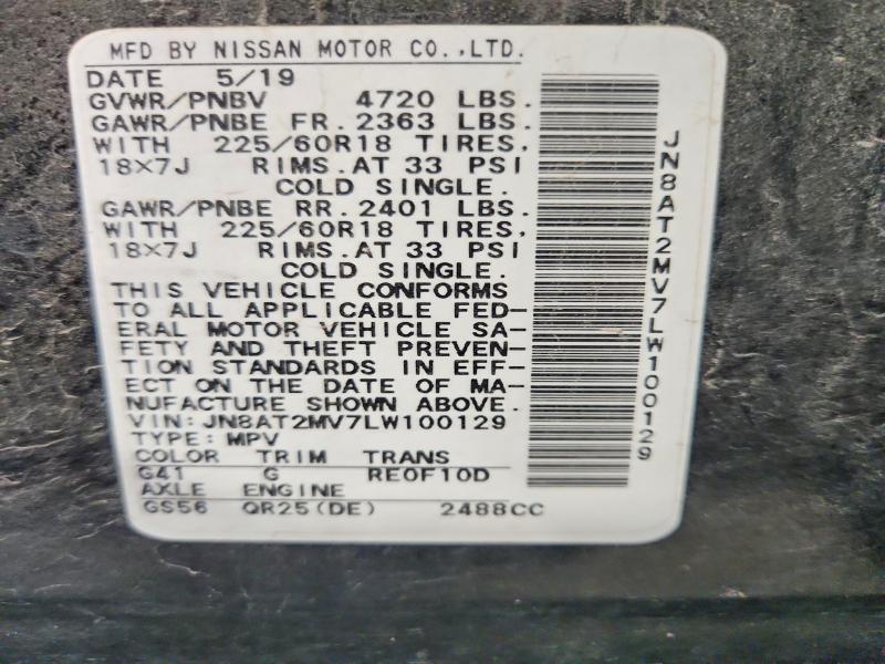 Продажа на аукционе авто 2020 Nissan Rogue, vin: JN8AT2MV7LW100129, номер лота: 61170406