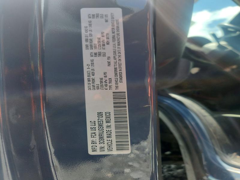 Продажа на аукционе авто 2021 Ram Promaster 3500, vin: 3C6MRVJG5ME571309, номер лота: 61046276