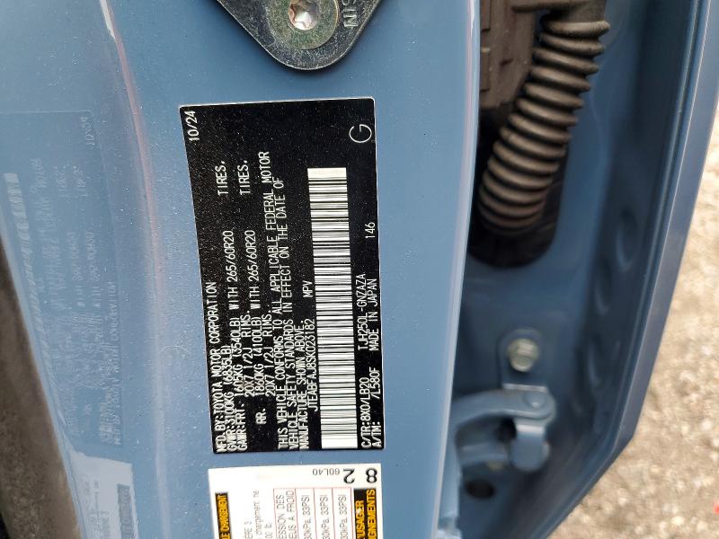 63340056 :رقم المزاد ، JTEABFAJ8SK023182 vin ، 2025 Toyota Land Cruiser مزاد بيع