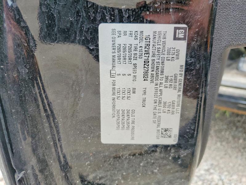 Продаж на аукціоні авто 2013 Gmc Sierra, vin: 1GTR2VE71DZ278024, номер лоту: 61840766