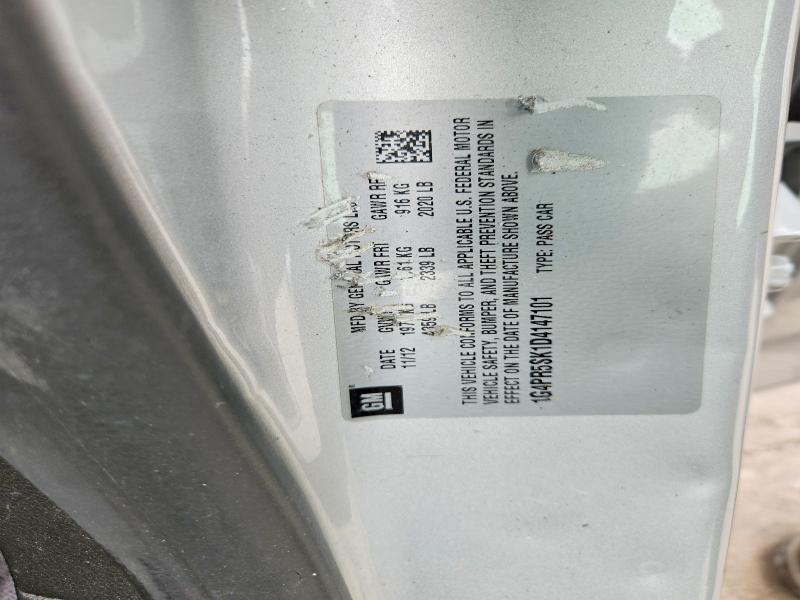 62485566 :رقم المزاد ، 1G4PR5SK1D4147101 vin ، 2013 Buick Verano مزاد بيع