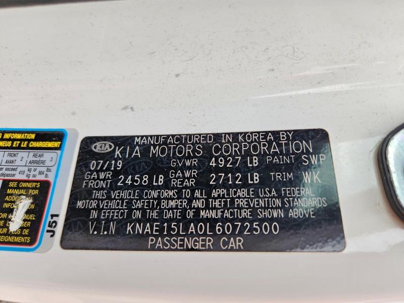 Aukcja sprzedaży 2020 Kia Stinger, vin: KNAE15LA0L6072500, numer aukcji: 60269586