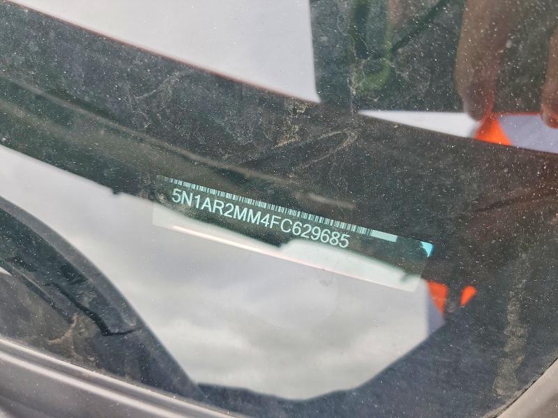 61745886 :رقم المزاد ، 5N1AR2MM4FC629685 vin ، 2015 Nissan Pathfinder مزاد بيع