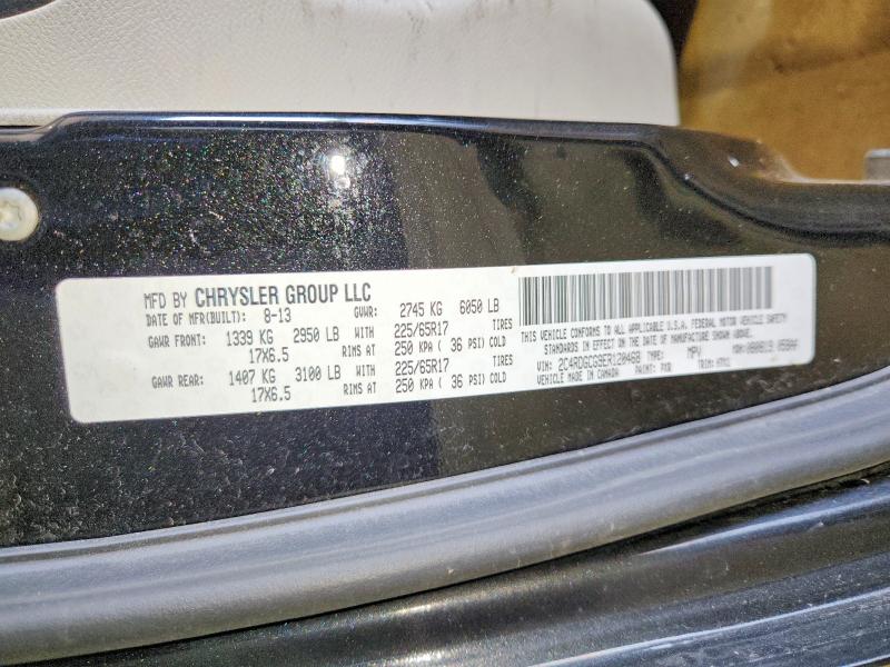 61297486 :رقم المزاد ، 2C4RDGCG9ER120468 vin ، 2014 Dodge Grand Caravan مزاد بيع