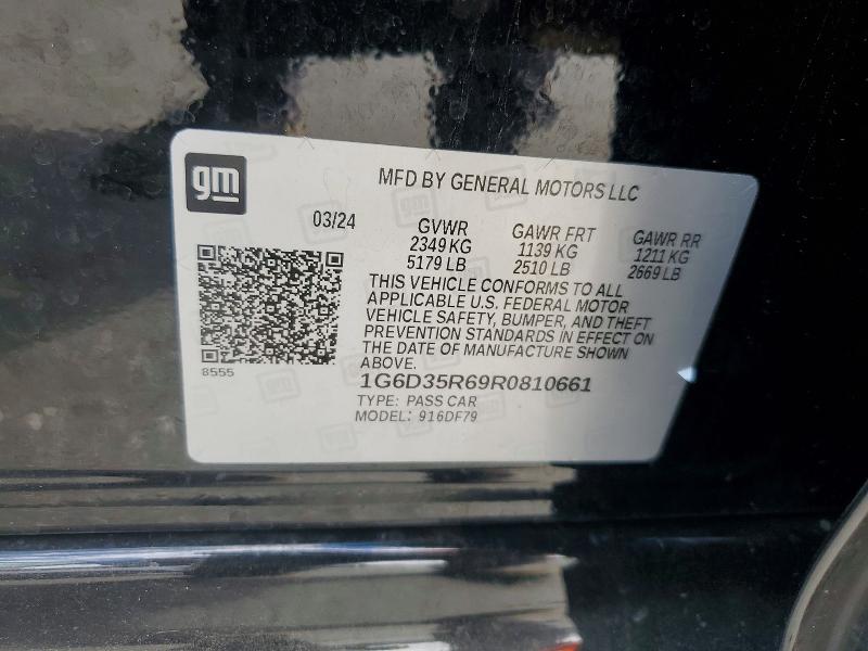 Aukcja sprzedaży 2024 Cadillac Ct5-v, vin: 1G6D35R69R0810661, numer aukcji: 61797086