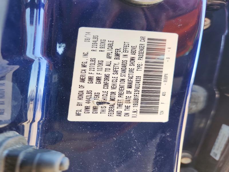 62857736 :رقم المزاد ، 19UUB1F53FA004939 vin ، 2015 Acura Tlx مزاد بيع