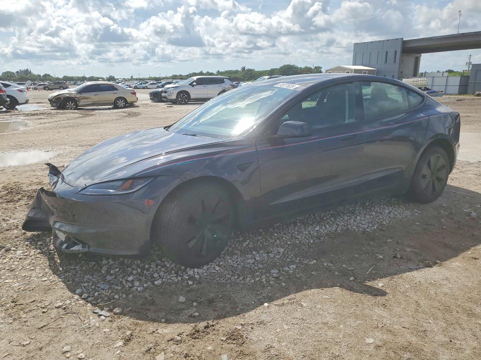 61077626 :رقم المزاد ، 5YJ3E1EA3RF734782 vin ، 2024 Tesla Model 3 مزاد بيع