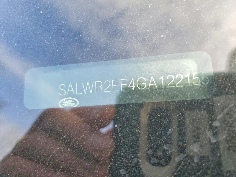 Aukcja sprzedaży 2016 Land Rover Range Rover Sport, vin: SALWR2EF4GA122155, numer aukcji: 56530696