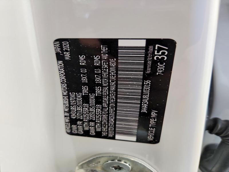 Aukcja sprzedaży 2020 Mitsubishi Outlander Sport, vin: JA4AR3AU8LU030156, numer aukcji: 63304306