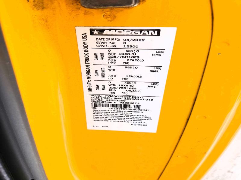 Aukcja sprzedaży 2022 Gmc Savana, vin: 7GZ37TC75NN002441, numer aukcji: 59012766