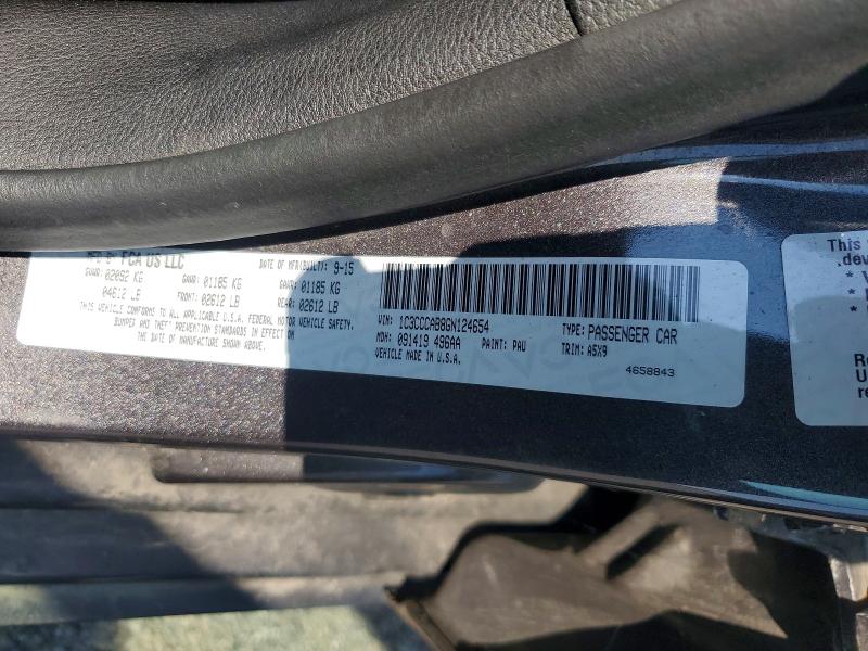 Aukcja sprzedaży 2016 Chrysler 200, vin: 1C3CCCAB8GN124654, numer aukcji: 62958446