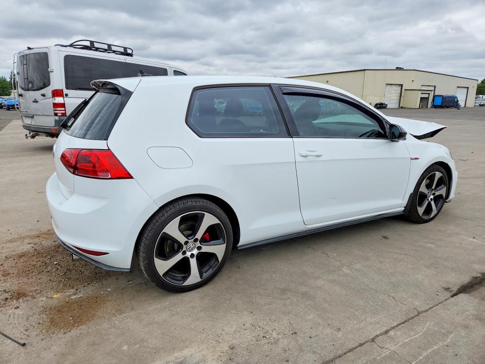 2015 Volkswagen Gti მანქანა იყიდება აუქციონზე, vin: 3VWYT7AU2FM052690, აუქციონის ნომერი: 59187276