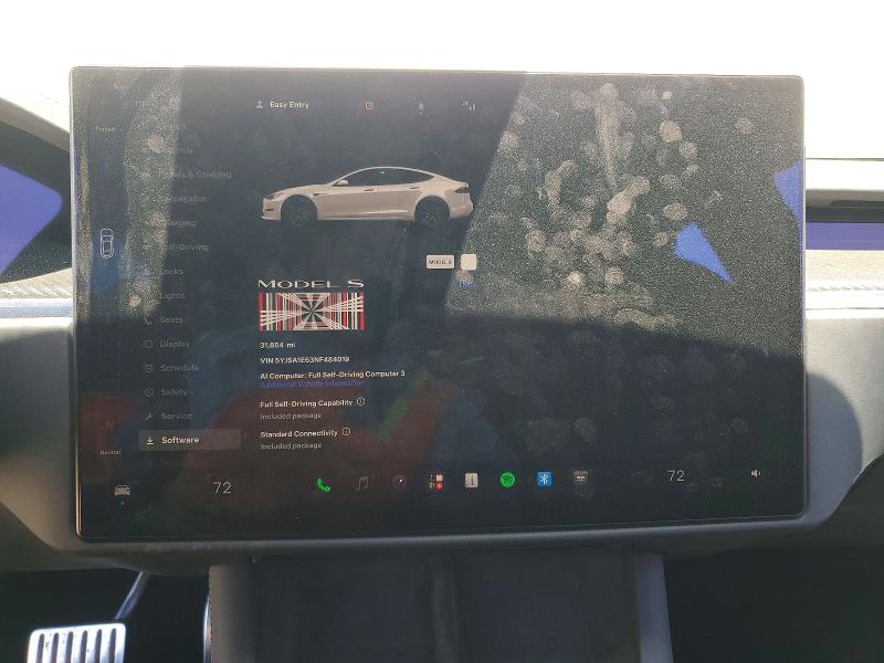 Продажа на аукционе авто 2022 Tesla Model S, vin: 5YJSA1E63NF484019, номер лота: 61536776