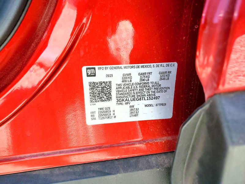 Продаж на аукціоні авто 2026 Gmc Terrain, vin: 3GKALUEG8TL152497, номер лоту: 59696076