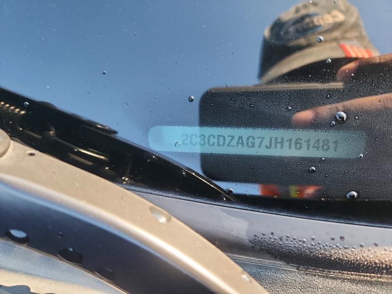 2018 Dodge Challenger მანქანა იყიდება აუქციონზე, vin: 2C3CDZAG7JH161481, აუქციონის ნომერი: 59792546