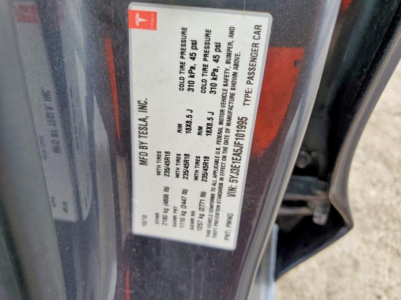 Продажа на аукционе авто 2018 Tesla Model 3, vin: 5YJ3E1EA5JF101995, номер лота: 79135435