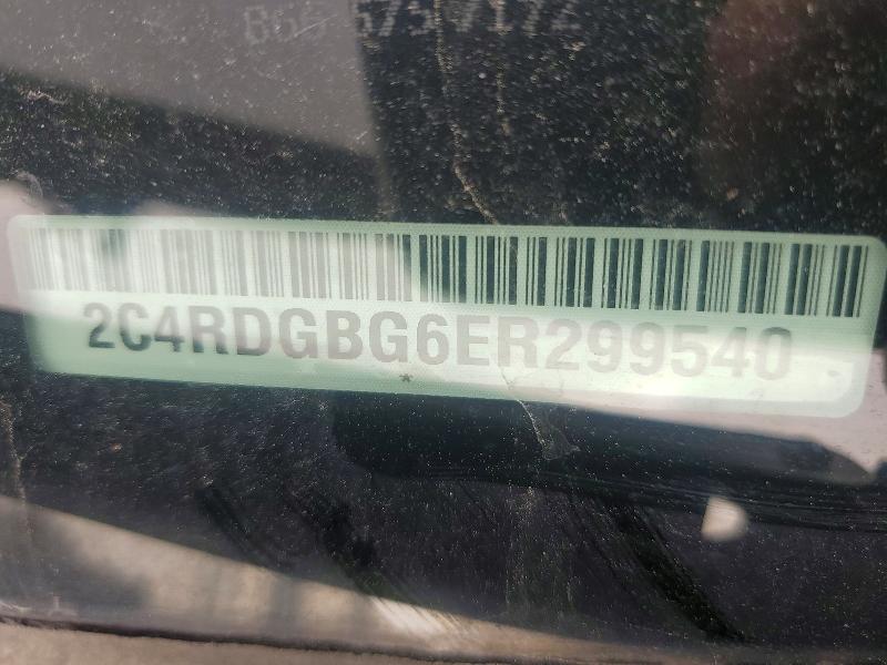 63160186 :رقم المزاد ، 2C4RDGBG6ER299540 vin ، 2014 Dodge Grand Caravan مزاد بيع