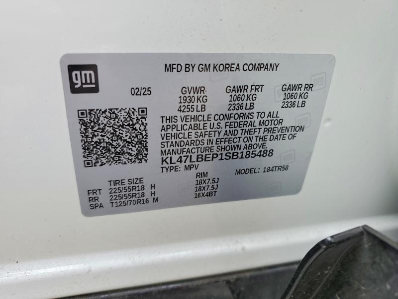 Aukcja sprzedaży 2025 Buick Envista, vin: KL47LBEP1SB185488, numer aukcji: 62811476