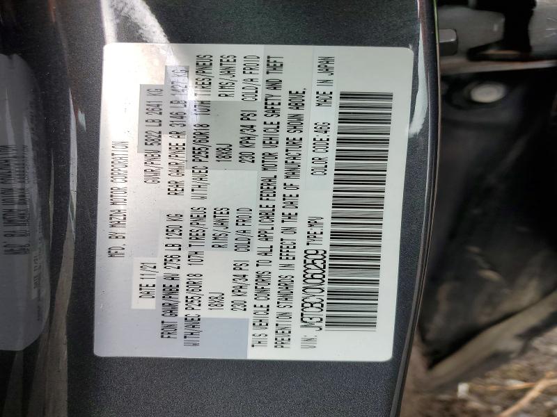 Продажа на аукционе авто 2022 Mazda Cx-9, vin: JM3TCBCY0N0602509, номер лота: 61913696