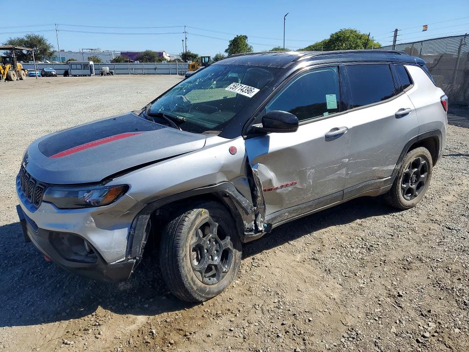 59714396 :رقم المزاد ، 3C4NJDDN3PT525146 vin ، 2023 Jeep Compass مزاد بيع