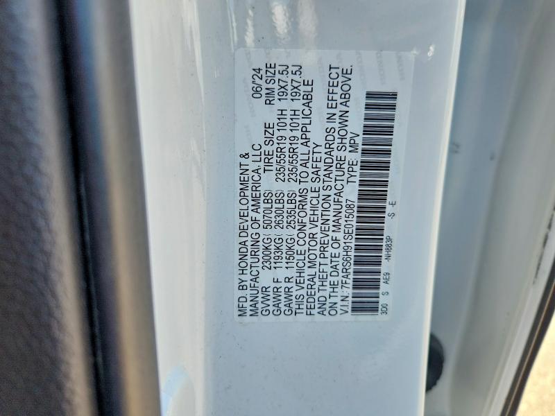 Продаж на аукціоні авто 2025 Honda Cr-v, vin: 7FARS6H91SE015087, номер лоту: 60329816