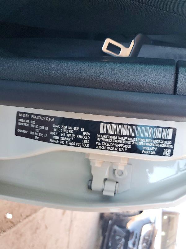 Продажа на аукционе авто 2023 Jeep Renegade, vin: ZACNJDB17PPP24608, номер лота: 60065286