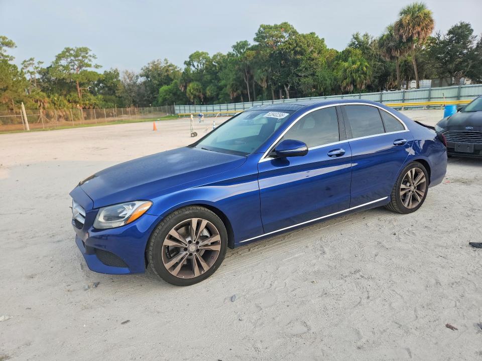 62840296 :رقم المزاد ، 55SWF4JB2HU206612 vin ، 2017 Mercedes-benz C مزاد بيع