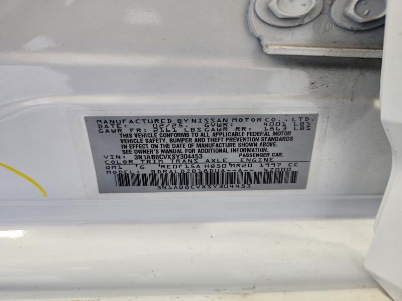60017346 :رقم المزاد ، 3N1AB8CVXSY304453 vin ، 2025 Nissan Sentra مزاد بيع