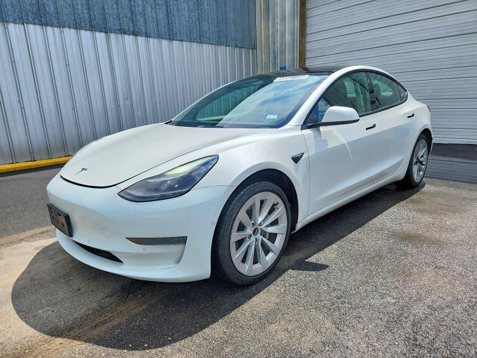 60093126 :رقم المزاد ، 5YJ3E1EA9NF191786 vin ، 2022 Tesla Model 3 مزاد بيع