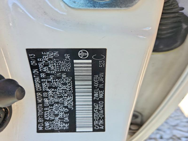 60211196 :رقم المزاد ، JTDZN3EU1E3305390 vin ، 2014 Toyota Prius V مزاد بيع