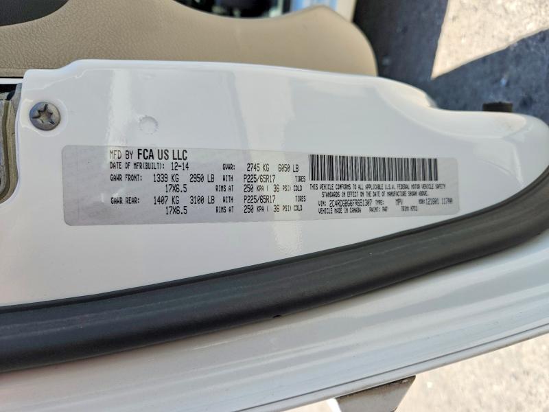 2015 Dodge Grand Caravan მანქანა იყიდება აუქციონზე, vin: 2C4RDGBG6FR651307, აუქციონის ნომერი: 60446646