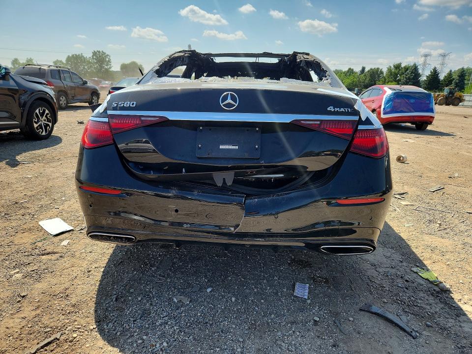 57414446 :رقم المزاد ، W1K6G7GB2NA129774 vin ، 2022 Mercedes-benz S مزاد بيع