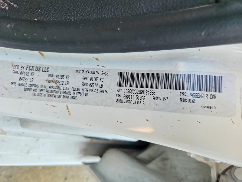 Продажа на аукционе авто 2016 Chrysler 200, vin: 1C3CCCCG9GN124350, номер лота: 62794806