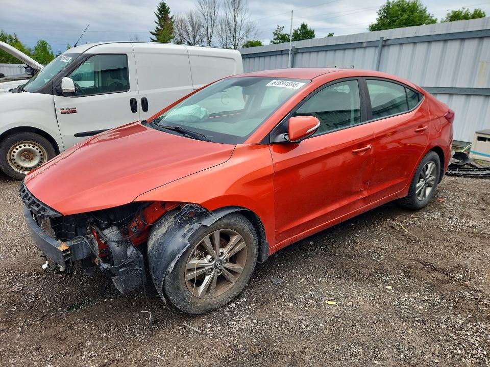 2017 Hyundai Elantra Gl 4dr მანქანა იყიდება აუქციონზე, vin: KMHD84LF8HU150732, აუქციონის ნომერი: 61891806