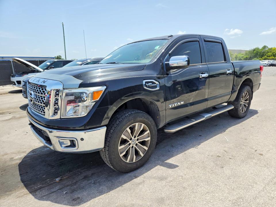 2017 Nissan Titan მანქანა იყიდება აუქციონზე, vin: 1N6AA1E55HN559258, აუქციონის ნომერი: 59977386