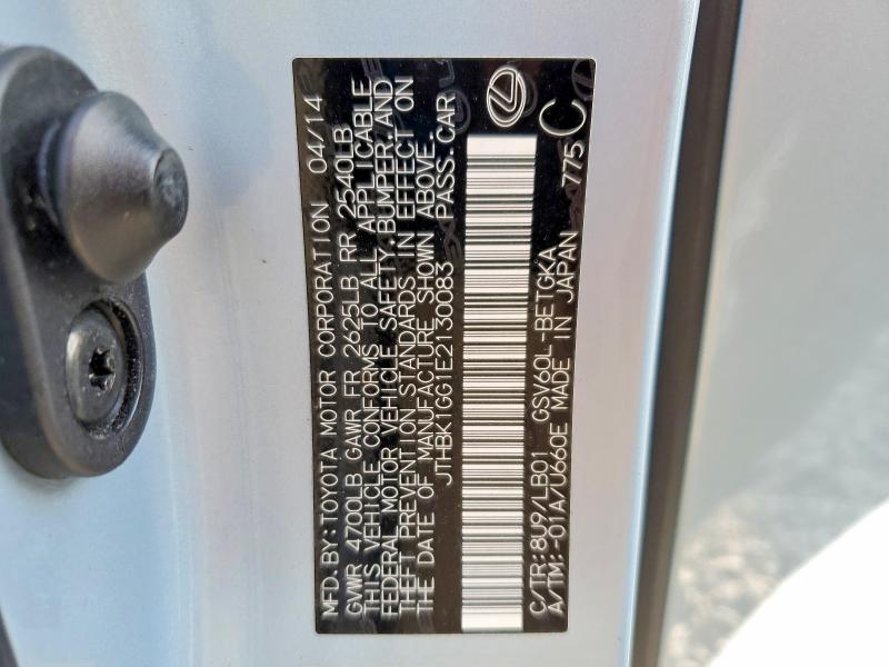 Продажа на аукционе авто 2014 Lexus Es, vin: JTHBK1GG1E2130083, номер лота: 62025696