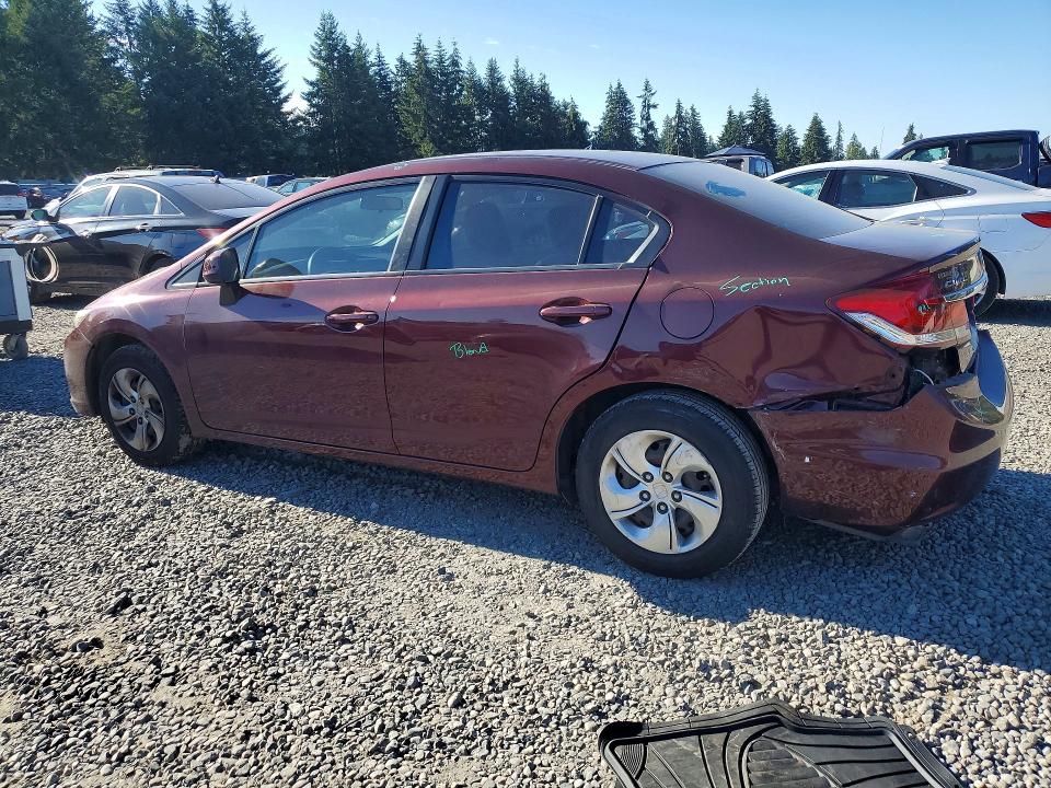 60086416 :رقم المزاد ، 19XFB2F54DE020882 vin ، 2013 Honda Civic مزاد بيع