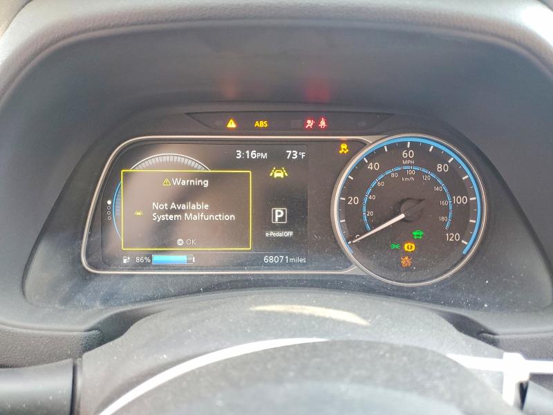 60528116 :رقم المزاد ، 1N4AZ1CP6JC302746 vin ، 2018 Nissan Leaf مزاد بيع