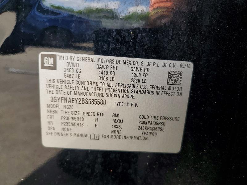 Продажа на аукционе авто 2011 Cadillac Srx, vin: 3GYFNAEY2BS535580, номер лота: 60683336
