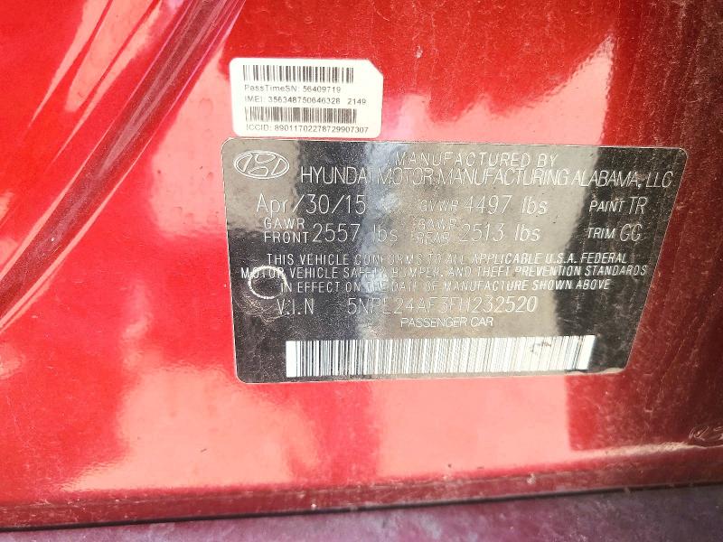 Продаж на аукціоні авто 2015 Hyundai Sonata, vin: 5NPE24AF3FH232520, номер лоту: 85976735
