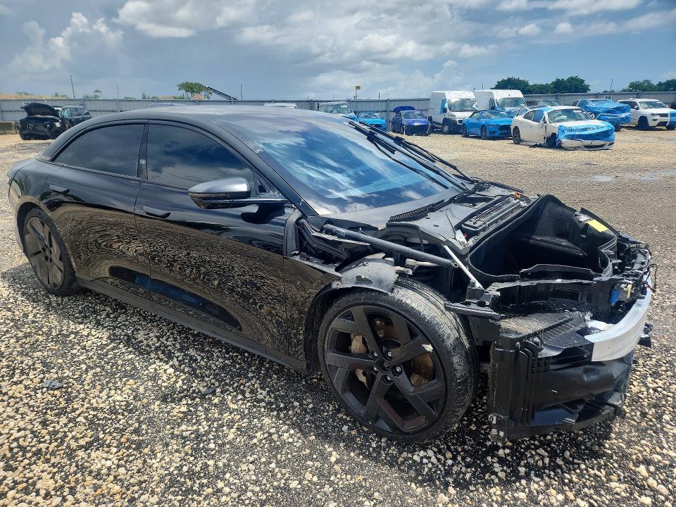 2022 Lucid Motors Air მანქანა იყიდება აუქციონზე, vin: 50EA1DAA0NA001906, აუქციონის ნომერი: 58967346
