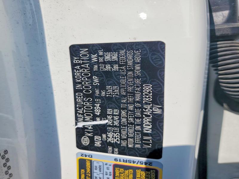 2020 Kia Sportage მანქანა იყიდება აუქციონზე, vin: KNDPRCA64L7832980, აუქციონის ნომერი: 62256356