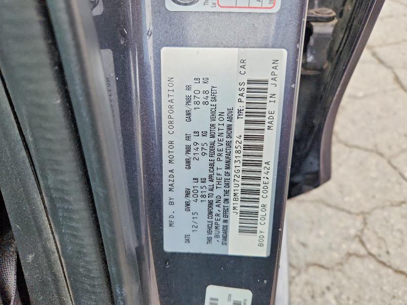 Aukcja sprzedaży 2016 Mazda 3, vin: JM1BM1U72G1318524, numer aukcji: 60373086