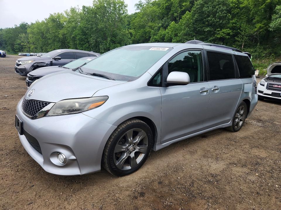 Aukcja sprzedaży 2015 Toyota Sienna, vin: 5TDXK3DC1FS528473, numer aukcji: 61356316