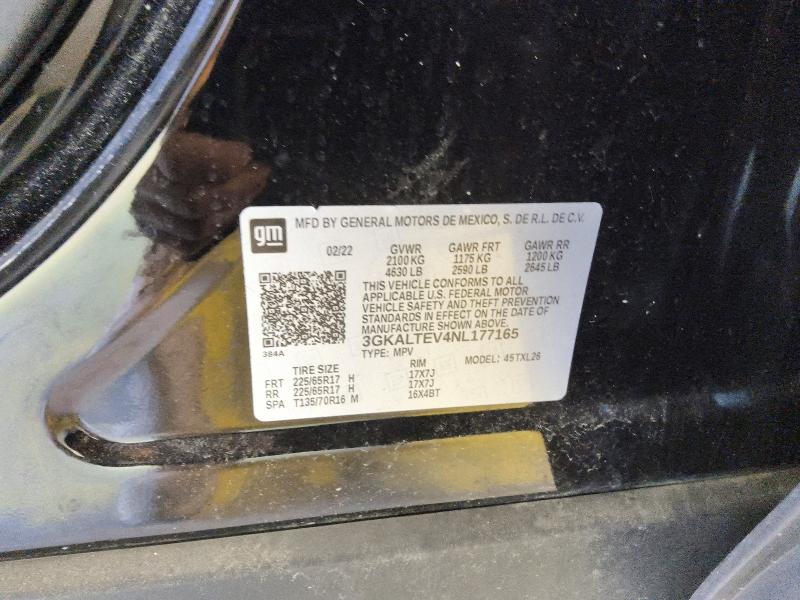 2022 Gmc Terrain მანქანა იყიდება აუქციონზე, vin: 3GKALTEV4NL177165, აუქციონის ნომერი: 58885766