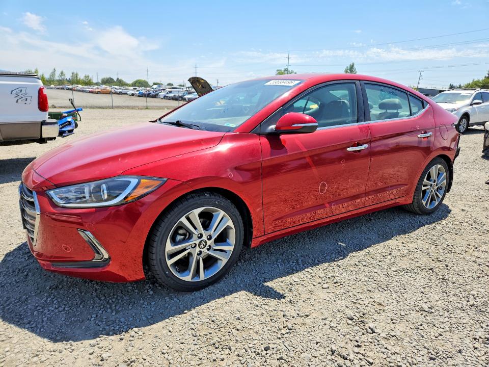 59699496 :رقم المزاد ، KMHD84LFXHU262965 vin ، 2017 Hyundai Elantra مزاد بيع