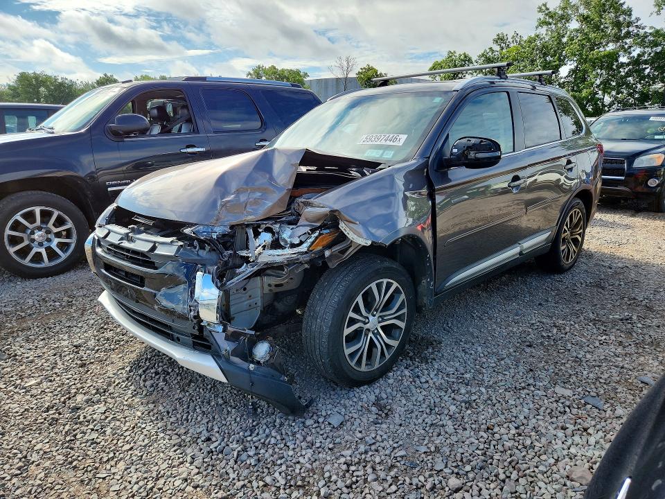 2017 Mitsubishi Outlander მანქანა იყიდება აუქციონზე, vin: JA4AZ3A32HZ015573, აუქციონის ნომერი: 59397446