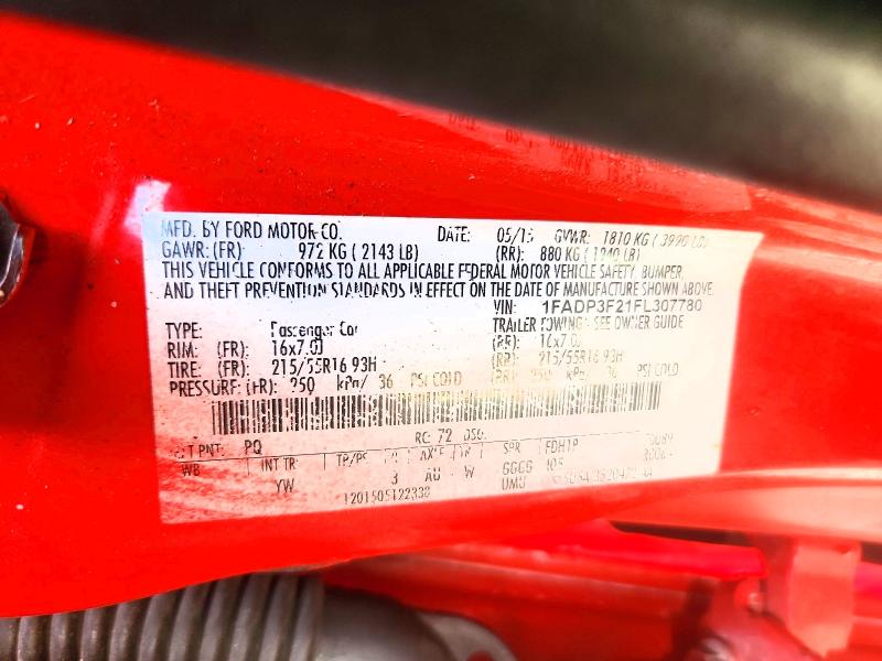 Продаж на аукціоні авто 2015 Ford Focus, vin: 1FADP3F21FL307780, номер лоту: 60604206