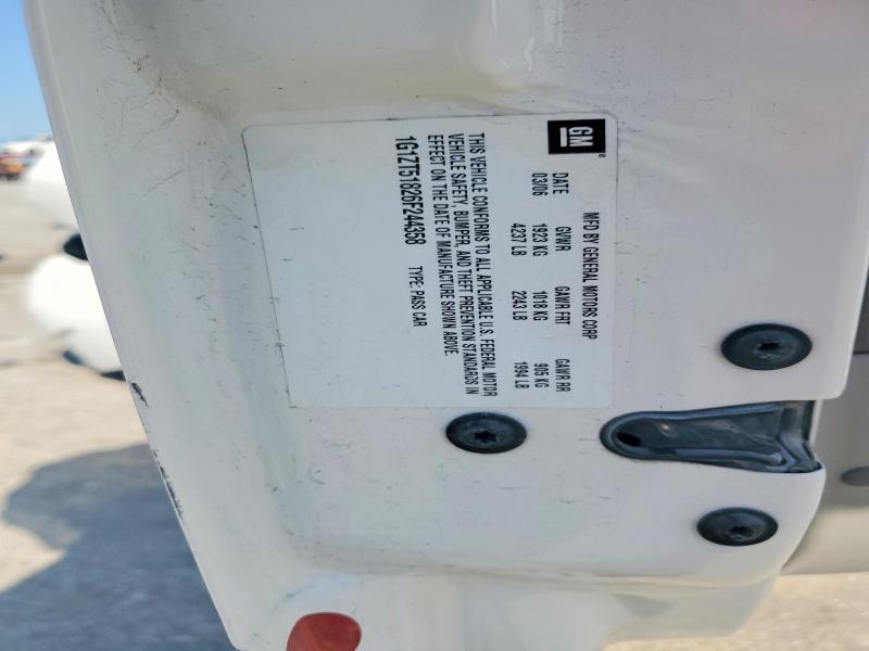 2006 Chevrolet Malibu მანქანა იყიდება აუქციონზე, vin: 1G1ZT51826F244358, აუქციონის ნომერი: 85982965