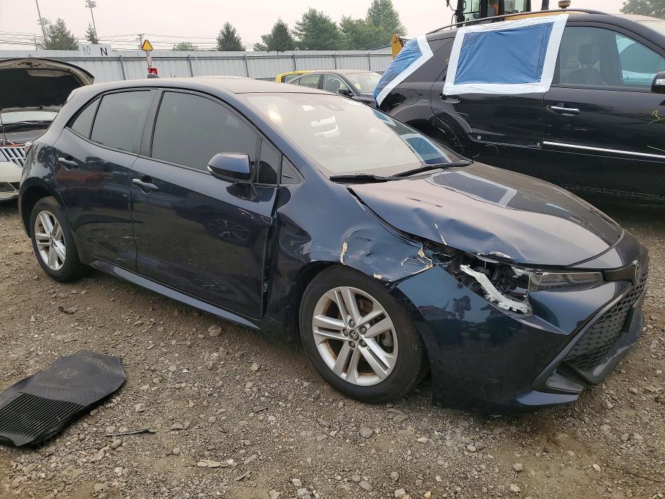 61372766 :رقم المزاد ، JTNK4RBE1K3061350 vin ، 2019 Toyota Corolla Hatchback مزاد بيع